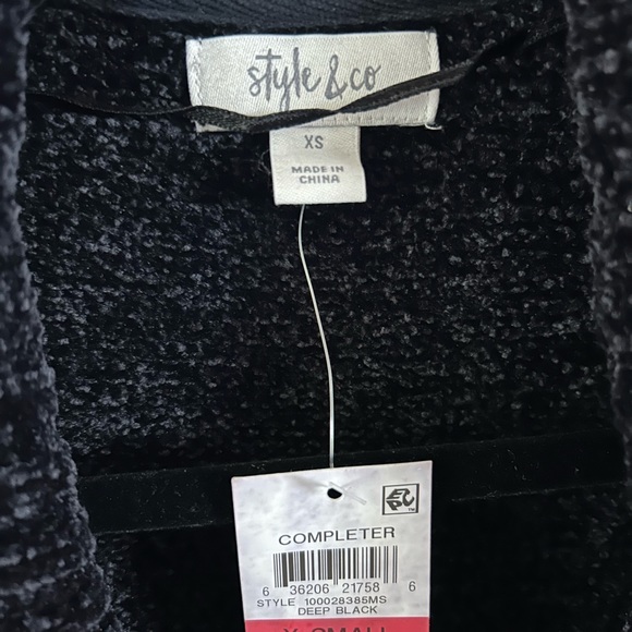 NWT! Style and Co womens sweater cardigan - Picture 3 of 4